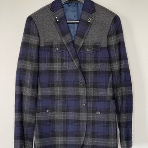 Plaid Banana Republic Blazer, 40 regular